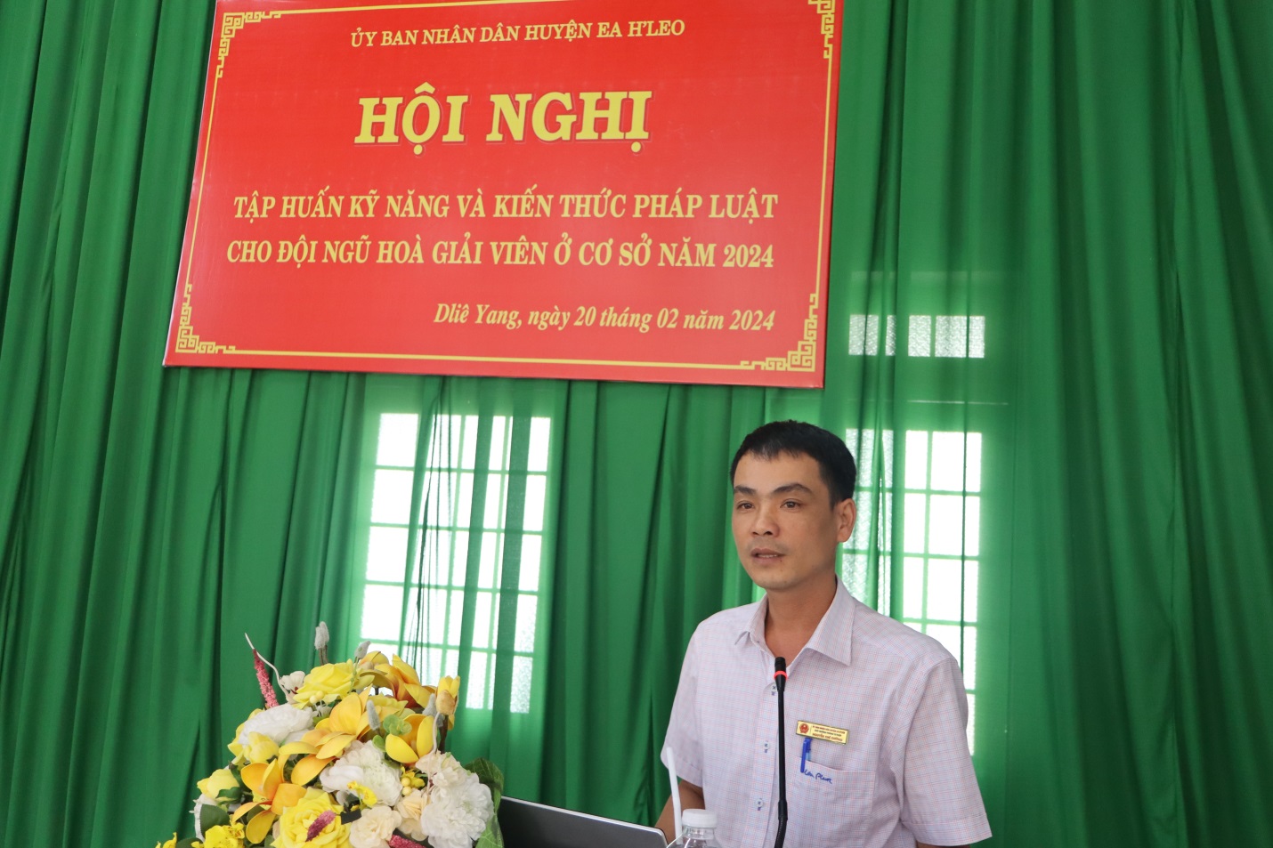 Tập huấn kỹ năng và kiến thức pháp luật cho đội ngũ hòa giải viên ở cơ sở năm 2024